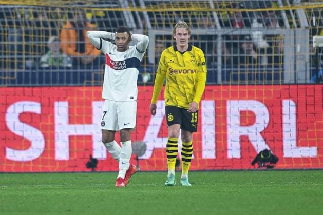 13 12 2023, Football, UCL, UEFA Champions League, Group stage, Matchday 6, Season 2023 2024, Borussia Dortmund Paris St Germain, Kylian MbappÃ Paris St Germain xRHR PHOTO TKx Copyright: TeresaxKroeger RHR-FOTOx RHR-FOTO TK