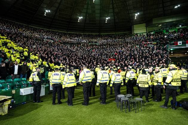 UEFA Champions League: Celtic v Feyenoord Glasgow - {persons} during the 6th leg of the UEFA Champions League group stage between Celtic v Feyenoord at Celtic Park on 13 December 2023 in Glasgow, Scotland. Copyright: xYannickxVerhoevenx