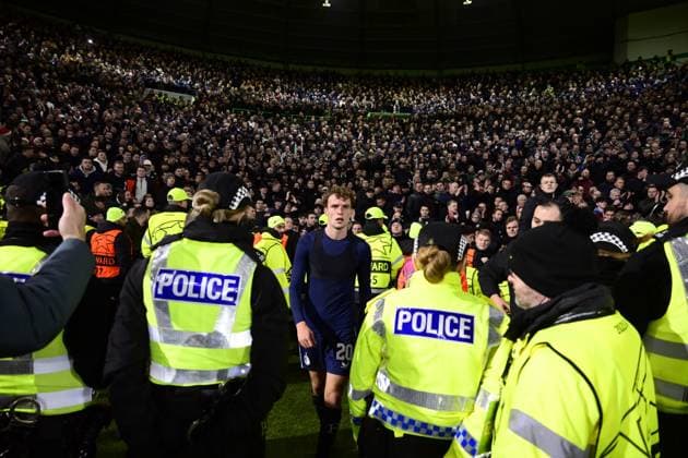 GLASGOW - Mats Wieffer of Feyenoord after the UEFA Champions League Group E match between Celtic FC and Feyenoord at Celtic Park on December 13, 2023 in Glasgow, Scotland. ANP OLAF KRAAK Group E - UEFA Champions League 2023 2024 xVIxANPxSportx xxANPxIVx 486227526 originalFilename: 486227526.jpg