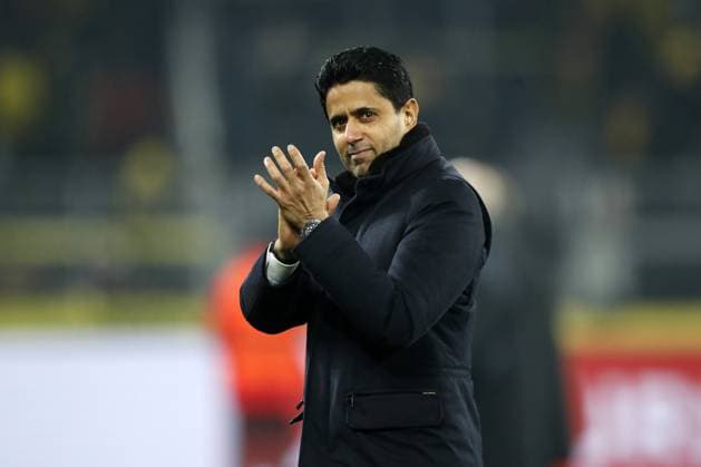DORTMUND - Paris Saint-Germain President Nasser bin Ghanim Al-Khelaifi during the UEFA Champions League Group F match between Borussia Dortmund and Paris Saint-Germain at the Signal Iduna Park on December 13, 2023 in Dortmund, Germany. ANP Hollandse Hoogte Bart Stoutjesdijk UEFA Champions League 2023 24 2023 2024 xVIxANPxSportx xBartxStoutjesdijkxIVx 486228039 originalFilename: 486228039.jpg
