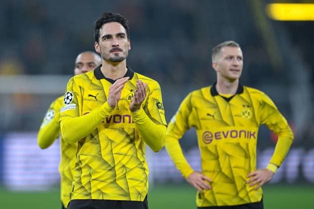 13 12 2023, Football, UCL, UEFA Champions League, Group stage, Matchday 6, Season 2023 2024, Borussia Dortmund Paris St Germain, Mats Hummels Borussia Dortmund xRHR PHOTO TKx Copyright: TeresaxKroeger RHR-FOTOx RHR-FOTO TK