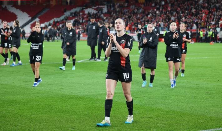 Laura Freigang Eintracht Frankfurt 10 , Benfica Lisbon vs Eintracht Frankfurt, Season 2023 24, Football, UEFA Womens Champions League, Group A, Matchday 3, 13 12 2023, Benfica Lisbon vs Eintracht Frankfurt, Season 2023 24, Football, UEFA Womens Champions League, Group A, Group stage, Matchday 3, 13 12 2023, Lisbon Copyright: xJoergxNiebergall Eibner-Pressefox EP_JNL