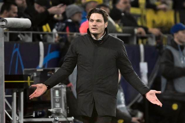 Edin Terzic Borussia Dortmund gestures gestures gestures 13 12 2023 Soccer, Champions League, Borussia Dortmund vs Paris St Germain, Signal Iduna Park, Dortmund, NRW Germany Copyright: xpepphotox xHorstxMauelshagenx pep00321, pep_20231213_hm