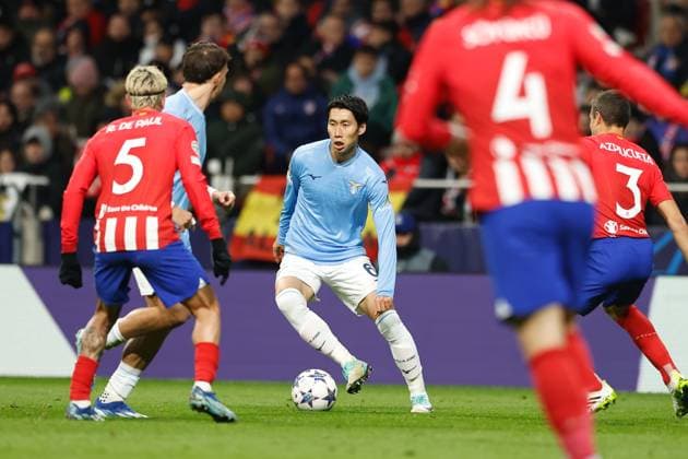 Daichi Kamada (Lazio), DECEMBER 13, 2023 - Football Soccer : UEFA Champions League group stage Matchday 6 Group E match between Club Atletico de Madrid 2-0 SS Lazio at the Estadio Metropolitano in Madrid, Spain. Noxthirdxpartyxsales  (238354842)