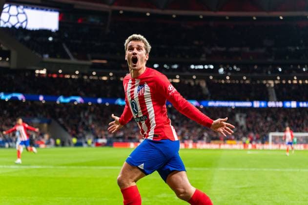 Atletico Madrid v SS Lazio: Group E - UEFA Champions League 2023 24 Antoine Griezmann of Atletico Madrid is celebrating his goal during the Champions League football match between Atletico Madrid and Lazio at Metropolitano Stadium in Madrid, Spain. Madrid Madrid Spain  Copyright: xAlbertoxGardinx originalFilename:gardin-uefacham231213_nprIj.jpg