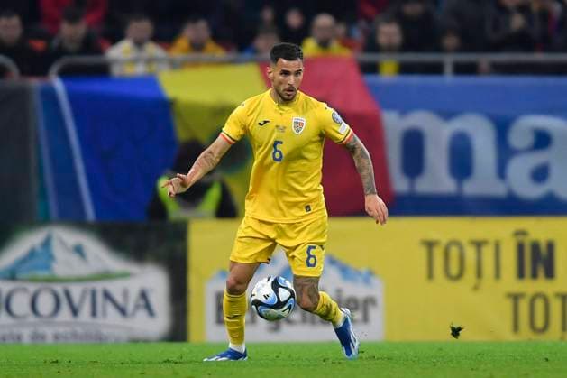 Romania V Switzerland - UEFA EURO, EM, Europameisterschaft,Fussball 2024 European Qualifiers Marius Marin of Romania in action during the UEFA EURO 2024 European Qualifiers match between Romania and Switzerland at Arena Nationala in Bucharest, Romania, on November 21, 2023. Bucharest Romania  Copyright: xAlexxNicodimx originalFilename:nicodim-romaniav231121_npvfv.jpg