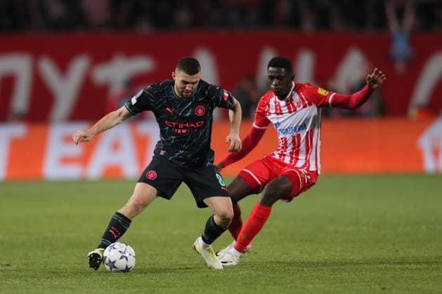 CRVENA ZVEZDA vs MANCHESTER CITY MATEO KOVACIC football Crvena zvezda vs Manchester City UEFA Champions league match at Rajko Mitic stadium, Belgrade 13.12.2023 Foto: Belgrade Rajko Mitic stadium Serbia Copyright: xMarkoxMetlasx xMNxPressx