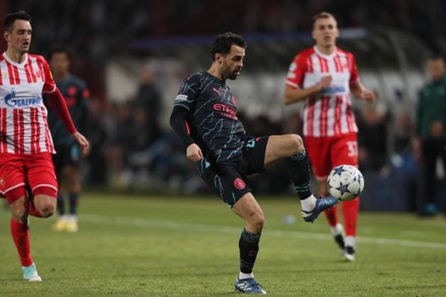 CRVENA ZVEZDA vs MANCHESTER CITY BERNARDO SILVA football Crvena zvezda vs Manchester City UEFA Champions league match at Rajko Mitic stadium, Belgrade 13.12.2023 Foto: Belgrade Rajko Mitic stadium Serbia Copyright: xMarkoxMetlasx xMNxPressx