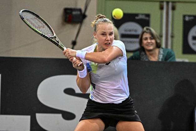 TENNIS WTA, Tennis Damen OPEN BLS DE LIMOGES 2023 PHOTOPQR POPULAIRE DU CENTRE stephane Lefèvre ; ; 14 12 2023 ; TENNIS WTA OPEN BLS DE LIMOGES 2023 Anna Blinkova Le 14 12 2023 Photo Stephane LEFEVRE France  Copyright: xPHOTOPQR POPULAIRExDUxCENTRE MAXxstephanexLefèvrex 20231214POP6744 20231214POP6744