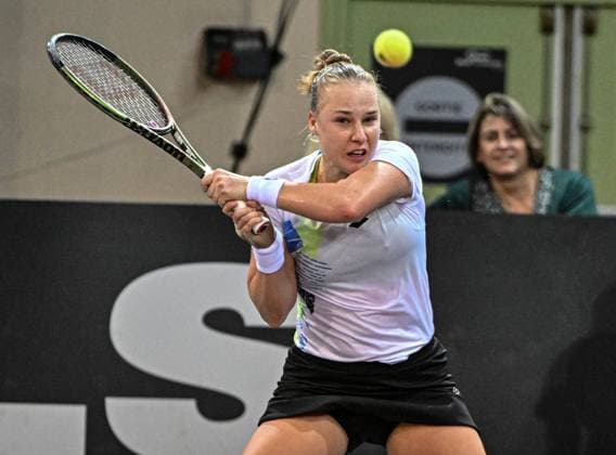 TENNIS WTA, Tennis Damen OPEN BLS DE LIMOGES 2023 PHOTOPQR POPULAIRE DU CENTRE stephane Lefèvre ; ; 14 12 2023 ; TENNIS WTA OPEN BLS DE LIMOGES 2023 Anna Blinkova Le 14 12 2023 Photo Stephane LEFEVRE France  Copyright: xPHOTOPQR POPULAIRExDUxCENTRE MAXxstephanexLefèvrex 20231214POP6775 20231214POP6775