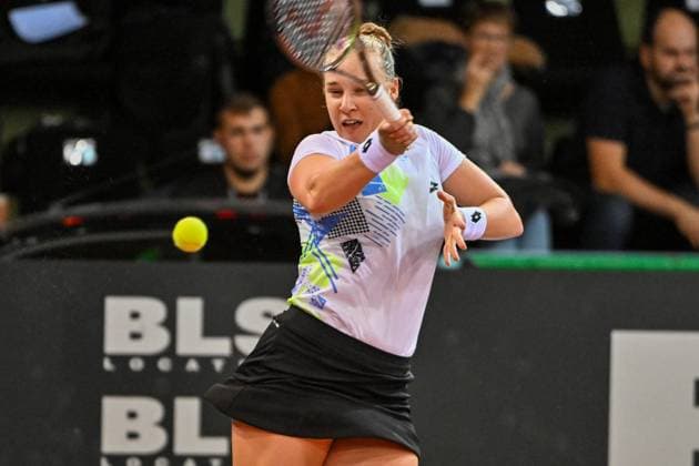 TENNIS WTA, Tennis Damen OPEN BLS DE LIMOGES 2023 PHOTOPQR POPULAIRE DU CENTRE stephane Lefèvre ; ; 14 12 2023 ; TENNIS WTA OPEN BLS DE LIMOGES 2023 Anna Blinkova Le 14 12 2023 Photo Stephane LEFEVRE France  Copyright: xPHOTOPQR POPULAIRExDUxCENTRE MAXxstephanexLefèvrex 20231214POP6803 20231214POP6803