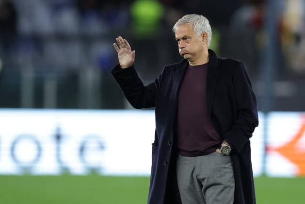 UEFA Europa League Group G AS Roma vs Sheriff Tiraspol Roma™s Portuguese coach Jose Mourinho during UEFA Europa League Group G match between AS Roma vs Sheriff Tiraspol at Olimpico stadium on December 14, 2023 in Rome, Italy. ABPH8223 Copyright: xAntonioxBalascox
