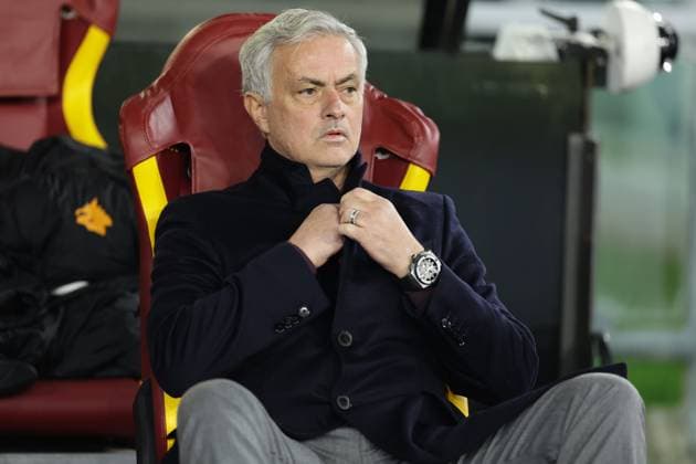 UEFA Europa League Group G AS Roma vs Sheriff Tiraspol Roma™s Portuguese coach Jose Mourinho during UEFA Europa League Group G match between AS Roma vs Sheriff Tiraspol at Olimpico stadium on December 14, 2023 in Rome, Italy. ABPH8474 Copyright: xAntonioxBalascox