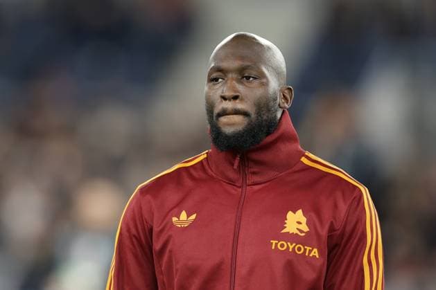UEFA Europa League Group G AS Roma vs Sheriff Tiraspol Roma™s Belgian forward Romelu Lukaku during UEFA Europa League Group G match between AS Roma vs Sheriff Tiraspol at Olimpico stadium on December 14, 2023 in Rome, Italy. ABPH8600 Copyright: xAntonioxBalascox