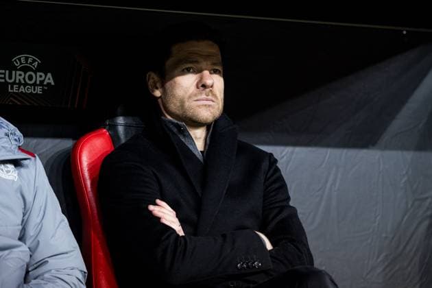 UEFA Europa League Bayer 04 Leverkusen Molde FK 14 12 2023 Xabi Alonso Coach Bayer 04 Leverkusen before the start of the match UEFA Europa League Matchday 6 Bayer 04 Leverkusen 1Molde FK, BayArena Leverkusen on 14 12 2023 DFL REGULATIONS PROHIBIT ANY USE OF PHOTOGRAPHS AS IMAGE SEQUENCES AND OR QUASI VIDEO Copyright: xBEAUTIFULxSPORTS Wunderlx