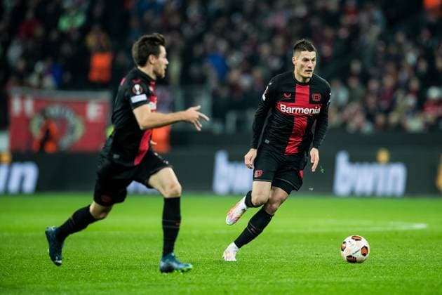 UEFA Europa League Bayer 04 Leverkusen Molde FK 14 12 2023 Patrick Schick Bayer 04 Leverkusen, 14 on the way to 1 0 UEFA Europa League Matchday 6 Bayer 04 Leverkusen 1Molde FK, BayArena Leverkusen on 14 12 2023 DFL REGULATIONS PROHIBIT ANY USE OF PHOTOGRAPHS AS IMAGE SEQUENCES AND OR QUASI VIDEO Copyright: xBEAUTIFULxSPORTS Wunderlx