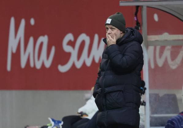 Skepticism Bayern coach Alexander STRAUS womens football, Bayern Munich Ajax Amsterdam, Womens Champions League, group stage, on 14 12 2023 in Munich, F C B A Y E R N C A M P U S, Germany Source Copyright Credit Oryk HAIST xR7__9089.JPGx