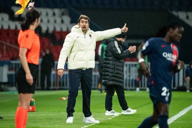 Jocelyn PrÃªcheur (PSG) FOOTBALL : PSG vs AS Roma - UEFA WomenÂ’s Champions League - 14 12 2023 BaptisteAutissier Panoramic 