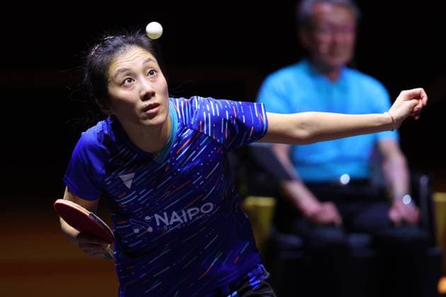 Sport Themen der Woche KW50 Ying HAN (GER), DECEMBER 15, 2023 - Table tennis, Tischtennis : WTT Finals Women Nagoya 2023 Women s Singles Round of 16 at Nagoya Kinjo-Futo Arena, Aichi, Japan. Noxthirdxpartyxsales  (238494266)