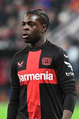 Ken Izekor Bayer 04 Leverkusen GER, Bayer 04 Leverkusen vs Molde FK, Football, Europa League, Group stage, Matchday 6, Season 2023 2024, 14 12 2023 DFL REGULATIONS PROHIBIT ANY USE OF PHOTOGRAPHS AS IMAGE SEQUENCES AND OR QUASI VIDEO GER, Bayer 04 Leverkusen vs Molde FK, Football, Europa League, Group stage, Matchday 6, Season 2023 2024, 14 12 2023 Leverkusen Copyright: xEibner-Pressefoto ThomasxThienelx EP_TTL