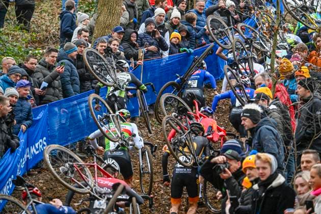 Bilder des Jahres 2023, Sport 12 Dezember Sport Themen der Woche KW50 Sport Bilder des Tages X2O trophy Herentals crosst 2023 HERENTALS, BELGIUM - DECEMBER 16 : Illustration picture during the 3rd leg of the X2O badkamers trophy Herentals crosst cyclocross women elite race on December 16, 2023 in Herentals, Belgium, 16 12 2023 Herentals Belgium  Copyright: xPeterxDexVoechtx