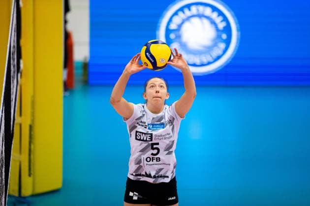 2 Bundesliga Women Pro Schwarz Weiss Erfurt vs SSC Freisen Erfurt 16 12 2023 Isabella Noble 5 Schwarz Weiss Erfurt 2 Bundesliga Women Pro Schwarz Weiss Erfurt vs SSC Freisen Riethsporthalle Erfurt 16 12 2023 Copyright: xBEAUTIFULxSPORTS Duehringx