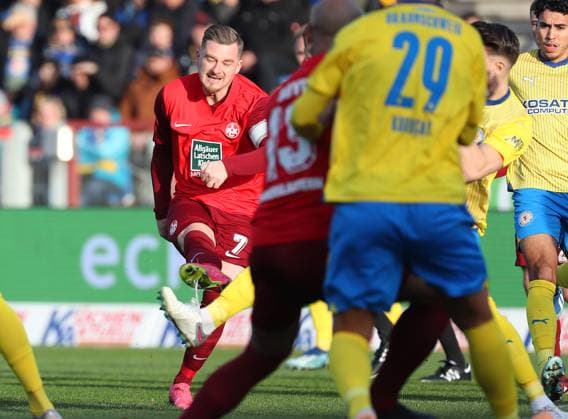 Braunschweig vs Kaiserslautern, 2 BL Braunschweig, 17 12 2023, FOOTBALL Eintracht Braunschweig vs 1 FC Kaiserslautern, 2 BL, Season 2023 24 Marlon Ritter 1 FC Kaiserslautern Braunschweig