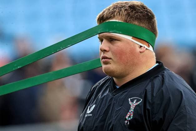 Sport Themen der Woche KW50 Sport Bilder des Tages Investec Champions Cup Round 2, Twickenham Stoop, London, England 17 12 2023 Harlequins vs Toulouse Harlequins Fin Baxter Fin Baxter 17 12 2023  Copyright: x INPHO BillyxSticklandx BST_1491