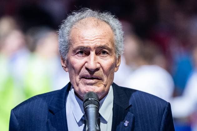 231217 Dr Hassan Moustafa, president of the IHF, during the prize ceremony after the IHF Women?s World Championship handball final between France and Norway on December 17, 2023 in Herning Photo Petter Arvidson BILDBYRAN kod PA PA0717 handball handboll handball bbeng vm handball vm handbolls vm ihf handball world championship world handball championship 2023 world championship 2023 france norway norge france dam final  Copyright: PETTERxARVIDSON BB231217PA468