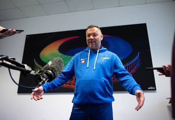 Football, Men, Season 2023 24, 2 Bundesliga, Hertha BSC, Training, Media round with coach Pal Dardai Hertha BSC , 18 12 2023, Copyright: xSebastianxRäppold MatthiasxKochx