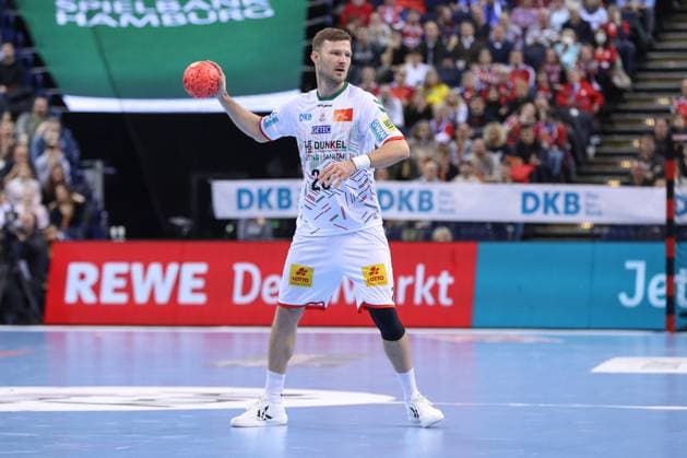 19 12 2023, xgox, Handball, Liqui Moly Bundesliga, Handball Sport Verein Hamburg SC Magdeburg emspor v l Philipp Weber Magdeburg, 20 Hamburg