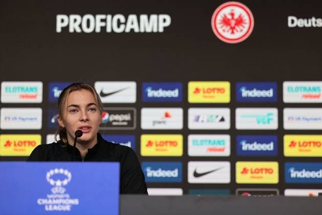 Football, Women, CL, Press conference Eintracht Frankfurt