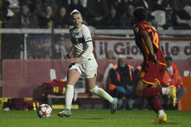Jackie Groenen of Paris Saint-Germain during the day 4 Group C of the UEFA Women s Champions League between A.S. Roma vs Paris Saint-Germain, 20 December 2023 at the Stadio Tre Fontane in Rome, Italy.  Copyright: xDomenicoxCippitelli IPAxSportx x xx IPA_42346503 IPA_Agency_IPA42346503