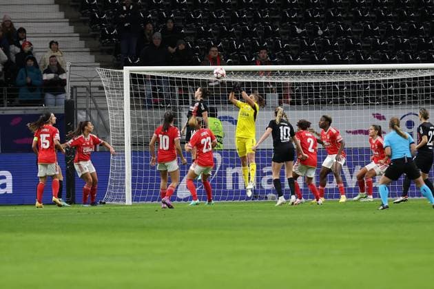 Frankfurt Main Germany 21 12 2023 UEFA Women s Champions League match Grouppe A SGE Eintracht Frankfurt vs SL Benfica in the Deutsche Bank Park, Lena Pauels SL Benfica Copyright: JoaquimxFerreira
