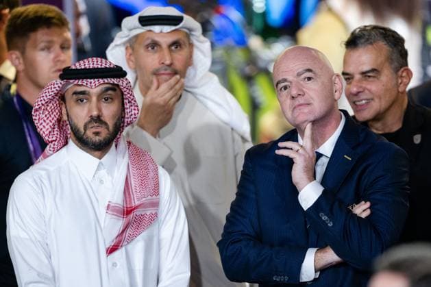 Bilder des Jahres 2023, Sport 12 Dezember Sport Themen der Woche KW51 231222 Gianni Infantino, President of FIFA, after the FIFA Club World Cup final match between Fluminense and Manchester City on December 22, 2023 in Jeddah. Photo: Joel Marklund BILDBYRAN kod JM JM0554 bbeng fotboll football soccer fotball klubblags-vm fifa club world cup final fluminense manchester city *** 231222 Gianni Infantino, President of FIFA, after the FIFA Club World Cup final match between Fluminense and Manchester City on December 22, 2023 in Jeddah Photo Joel Marklund BILDBYRAN kod JM JM0554 bbeng fotboll football soccer fotball klubblags vm fifa club world cup final fluminense manchester city  Copyright: JOELxMARKLUND BB231222JM085