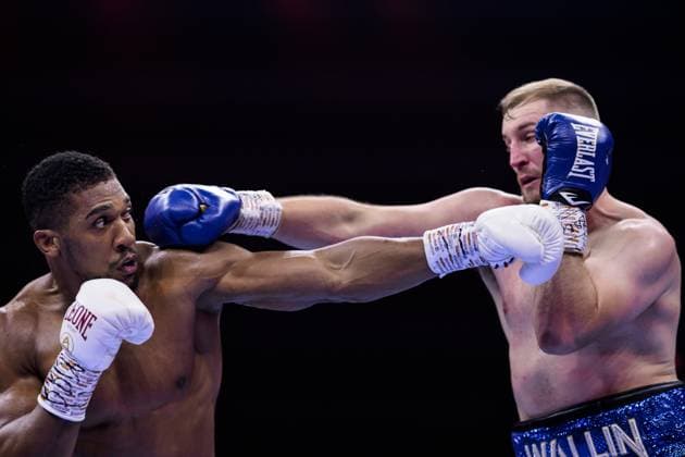 Bilder des Jahres 2023, Sport 12 Dezember Sport Themen der Woche KW51 Sport Bilder des Tages Boxen, Anthony Joshua - Otto Wallin 231223 Anthony Joshua of England against Otto Wallin of Sweden in a heavyweight fight during the boxing event Day of Reckoning on December 23, 2023 in Riyadh. Photo: Joel Marklund BILDBYRAN kod JM JM0556 bbeng boxning boxing boksing day of reckoning Joshua vs Wallin Sverige Sweden *** 231223 Anthony Joshua of England against Otto Wallin of Sweden in a heavyweight fight during the boxing event Day of Reckoning on December 23, 2023 in Riyadh Photo Joel Marklund BILDBYRAN kod JM JM0556 bbeng boxing boxing boxing day of reckoning Joshua vs Wallin Sverige Sweden Sweden  Copyright: JOELxMARKLUND BB231223JM047