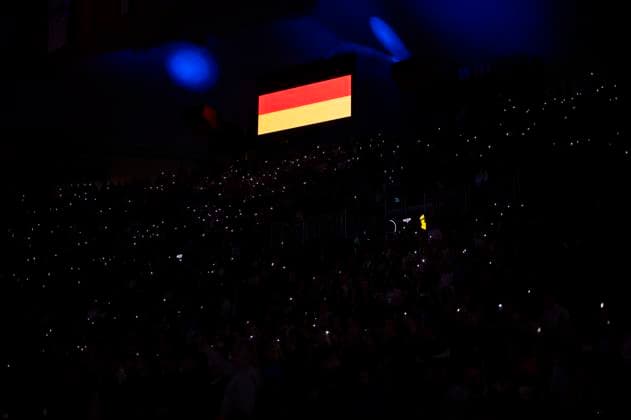 05 11 2023 Day of Handball 2023, mens international match, Germany Egypt Spectators in the Olympic Hall Munich at the Day of Handball Munich Bavaria Germany Olympic Hall