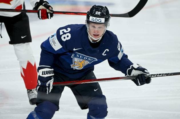 Captain Jere Lassila of Finland is seen during the Ice hockey, Eishockey 2024 IIHF World Junior U20 Championship tournament match between Finland and Canada in Gothenburg, Sweden, on December 26, 2023. Gothenburg Sweden LKFTJK20231226154258FSWM  Copyright: xJussixNukarix LKFTJK20231226154258FSWM