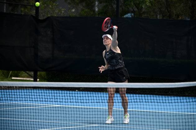 TENNIS UNITED CUP PRACTICE SYDNEY, Agelique Kerber of Germany during a practice session ahead of the 2024 United Cup tennis tournament, at Sydney Olympic Park Tennis Centre in Sydney, Wednesday, December 27, 2023. ( NO ARCHIVING, EDITORIAL USE ONLY, NO USE IN BOOKS WITHOUT CONSENT SYDNEY NSW AUSTRALIA  Copyright: xDANxHIMBRECHTSx 20231227001882334703