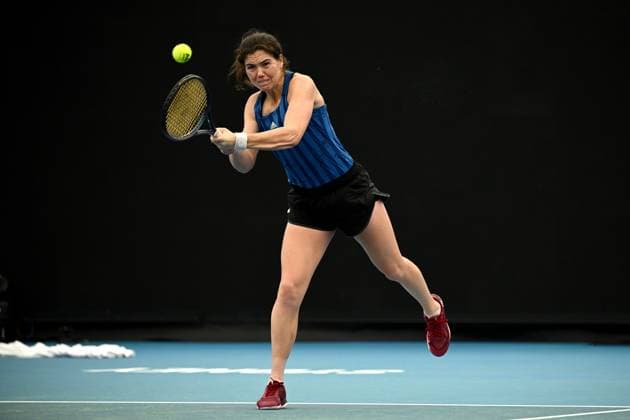 TENNIS UNITED CUP PRACTICE SYDNEY, Ulrikke Eikeri of Norway during a practice session ahead of the 2024 United Cup tennis tournament, at Sydney Olympic Park Tennis Centre in Sydney, Wednesday, December 27, 2023. ( NO ARCHIVING, EDITORIAL USE ONLY, NO USE IN BOOKS WITHOUT CONSENT SYDNEY NSW AUSTRALIA  Copyright: xDANxHIMBRECHTSx 20231227001882341418