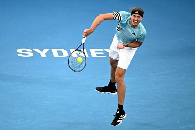 Tennis, ATP tournament in Sydney, Alexander Zverev training