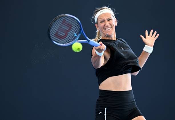 TENNIS BRISBANE INTERNATIONAL PRACTICE, Victoria Azarenka of Belarus in action during a practice session ahead of the Brisbane International tennis tournament at Queensland Tennis Centre n Brisbane, Wednesday, December 27, 2023. ( NO ARCHIVING, EDITORIAL USE ONLY, NO USE IN BOOKS WITHOUT CONSENT BRISBANE QLD AUSTRALIA  Copyright: xDARRENxENGLANDx 20231227001882373013