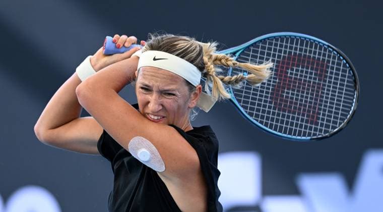 TENNIS BRISBANE INTERNATIONAL PRACTICE, Victoria Azarenka of Belarus in action during a practice session ahead of the Brisbane International tennis tournament at Queensland Tennis Centre n Brisbane, Wednesday, December 27, 2023. ( NO ARCHIVING, EDITORIAL USE ONLY, NO USE IN BOOKS WITHOUT CONSENT BRISBANE QLD AUSTRALIA  Copyright: xDARRENxENGLANDx 20231227001882374697