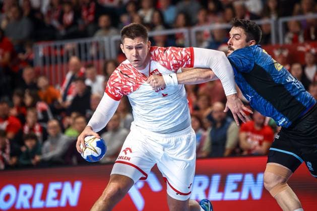 27.12.2023 Legionowo Pilka reczna Reprezentacja Polski, mecz towarzyski Polska - Argentyna N z Damian Przytula Foto Adam Starszynski PressFocus 27.12.2023 Legionowo Handball Polish national team, Nationalteam friendly match, Poland - Argentina Damian Przytula Credit Adam Starszynski PressFocus NEWSPIX.PL --- Newspix.pl  20231227PF_AS140