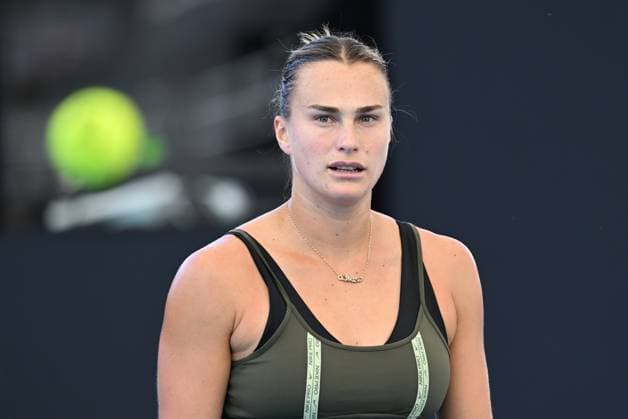 TENNIS BRISBANE INTERNATIONAL PRACTICE, Aryna Sabalenka of Belarus is seen during a practice session ahead of the Brisbane International at the Queensland Tennis Centre in Brisbane, Thursday, December 28, 2023. ( NO ARCHIVING, EDITORIAL USE ONLY, NO USE IN BOOKS WITHOUT CONSENT BRISBANE QLD AUSTRALIA  Copyright: xDARRENxENGLANDx 20231228001882628657