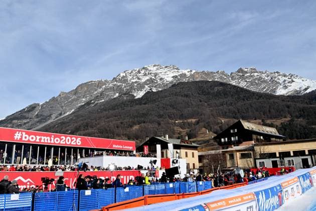 Pista Stelvio Audi FIS Alpine Ski World Cup, MenÃ¢& x80;& x99;s Downhill race on Bormio, December 28, 2023, Valtellina, Italy. during AUDI FIS Ski World Cup - Men s Downhill, Alpine Ski race in Bormio, Italy, December 28 2023  Copyright: xGiorgioxPanacci IPAxSportx xipa-x xx IPA_42429589 IPA_Agency_IPA42429589