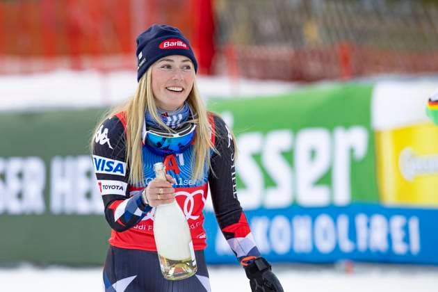 Bilder des Jahres 2023, Sport 12 Dezember Sport Themen der Woche KW52 ALPINE SKIING - FIS WC Lienz LIENZ,AUSTRIA,29.DEC.23 - ALPINE SKIING - FIS World Cup, slalom, ladies. Image shows Mikaela Shiffrin (USA).  GEPAxpictures xGintarexKarpaviciute