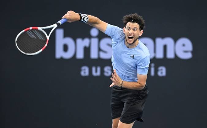 Tennis, ATP tournament in Brisbane, training and qualification