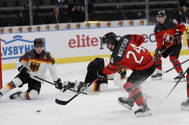 Ice Hockey, Junior World Championship, Canada - Germany
