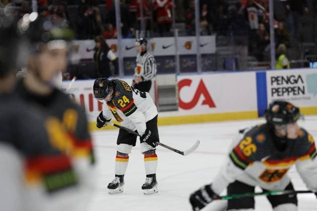 Gothenburg, SWEDEN 20231231 Germany s Roman Kechter during the IIHF World Junior Championship group A ice hockey match between Canada and Germany at Scandinavium in Gothenburg, Sweden December 31, 2023 Gothenburg SWEDEN x9200x  Copyright: xAdamxIhse TTx IIHF World Junior Championship 23-24 Canada-Germany